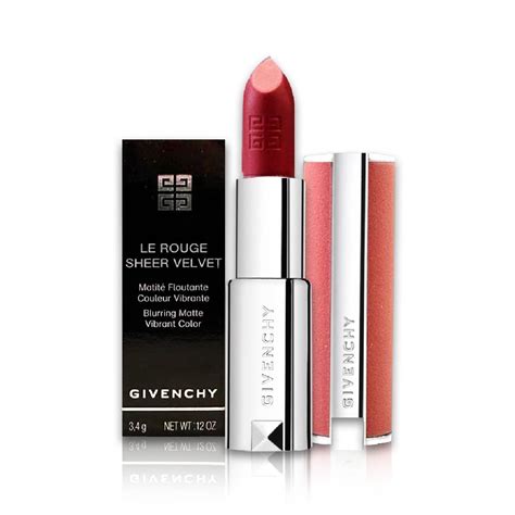 givenchy sheer velvet nr 27 rouge infuse|Givenchy sheer velvet 27.